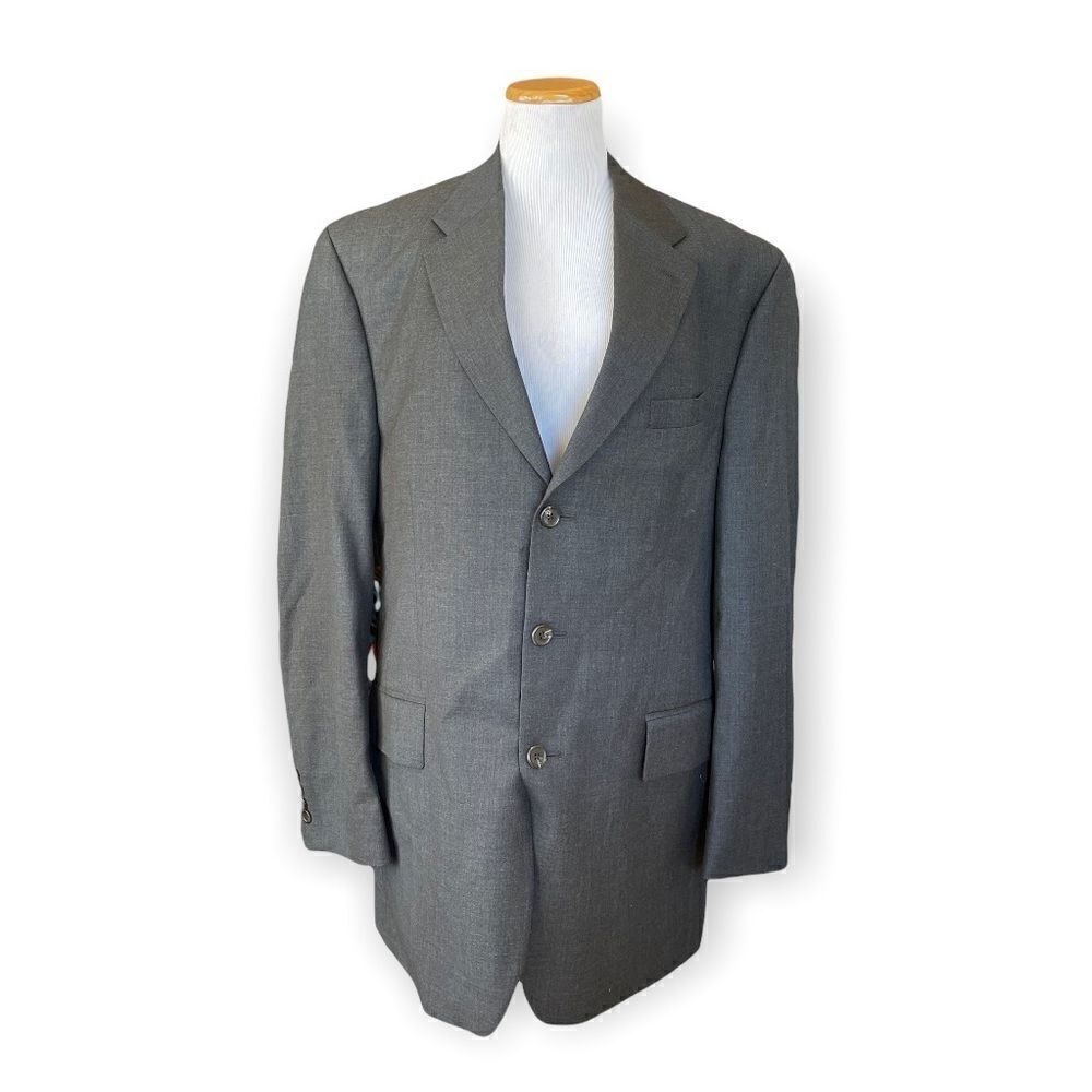 Mens Vintage Chaps Ralph Lauren Wool Blazer Suit Jacket - Sz 44L